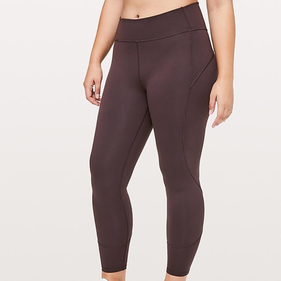 lululemon black satin